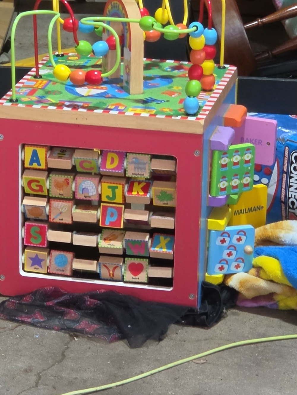 Busy Block For Toddlers